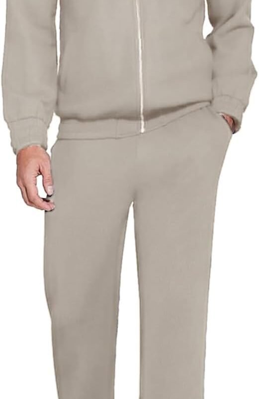 Men 2 Piece Sweatsuits for Men Full Zip Casual Track Suits Athletic Jogging Suit Sets Sport Sweat Suit
