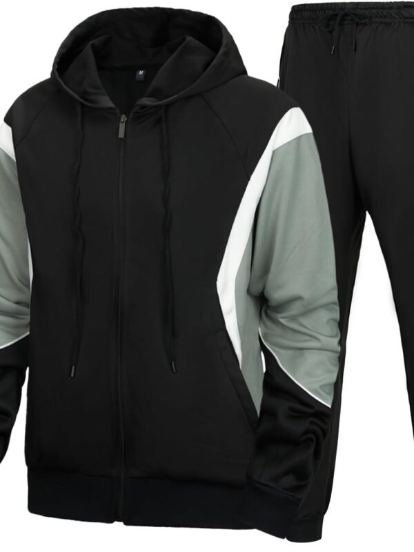 Track Suits Men Sweatsuits for Men Outfits 2 Piece Set Hoodie Sweatshirt and Joggers Sweatpants Sets