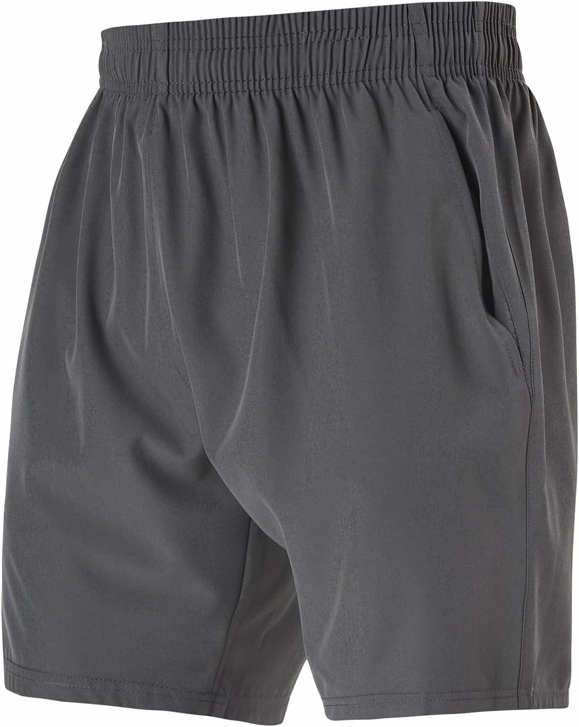 Men Workout Gym Shorts Men Casual 4 Pack Quick Dry Men Athletic Running Shorts for Men 7 Inch Inseam - Image 2