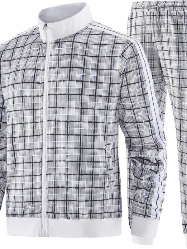 Men Casual Tracksuits Long Sleeve Jogging Suits Sweatsuit Sets Track Jackets and Pants 2 Piece Outfit